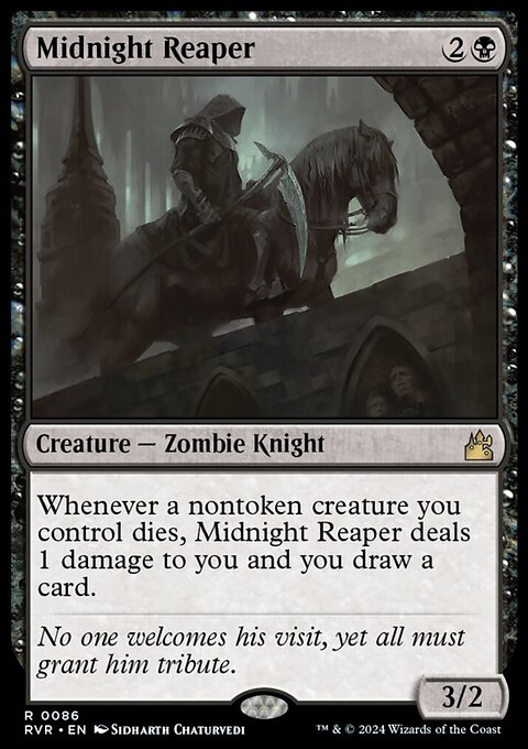 Midnight Reaper, Ravnica Remastered #86, Magic: The Gathering card