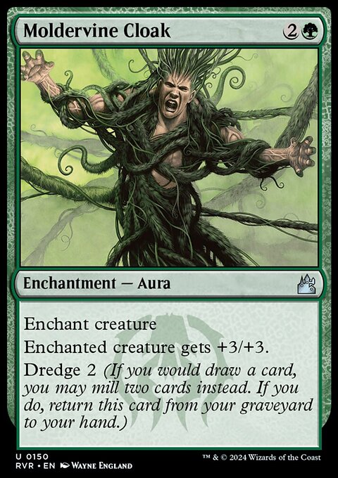 Moldervine Cloak, Ravnica Remastered #150, Magic: The Gathering card