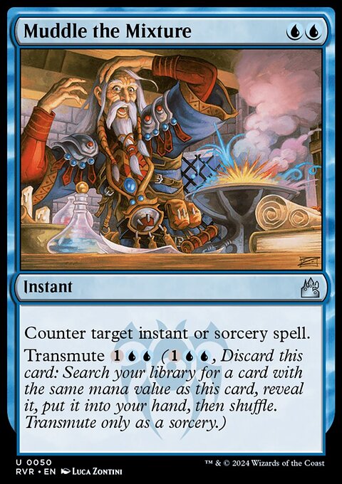 Muddle the Mixture, Ravnica Remastered #50, Magic: The Gathering card
