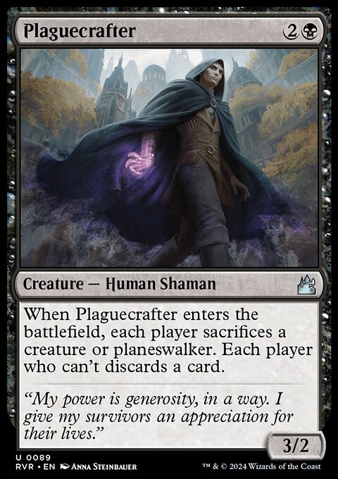 Plaguecrafter, Ravnica Remastered #89, Magic: The Gathering card