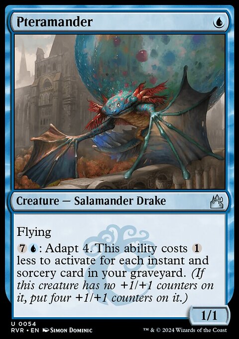 Pteramander, Ravnica Remastered #54, Magic: The Gathering card