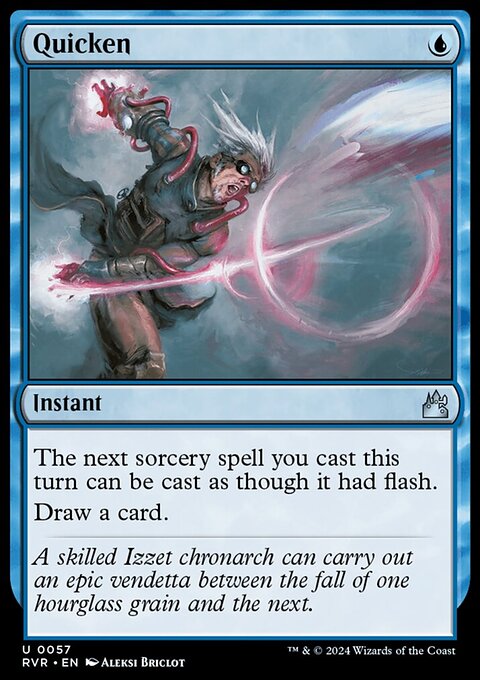 Quicken, Ravnica Remastered #57, Magic: The Gathering card