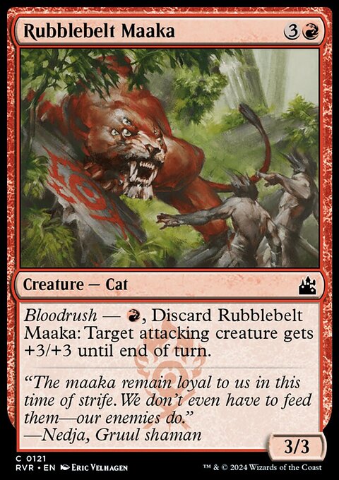 Rubblebelt Maaka, Ravnica Remastered #121, Magic: The Gathering card