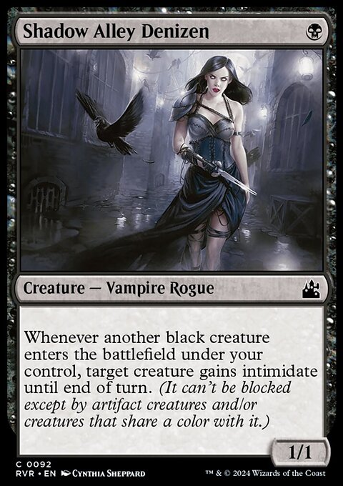 Shadow Alley Denizen, Ravnica Remastered #92, Magic: The Gathering card