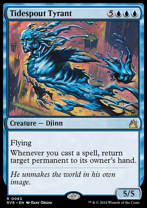 Tidespout Tyrant, Ravnica Remastered #63, Magic: The Gathering card