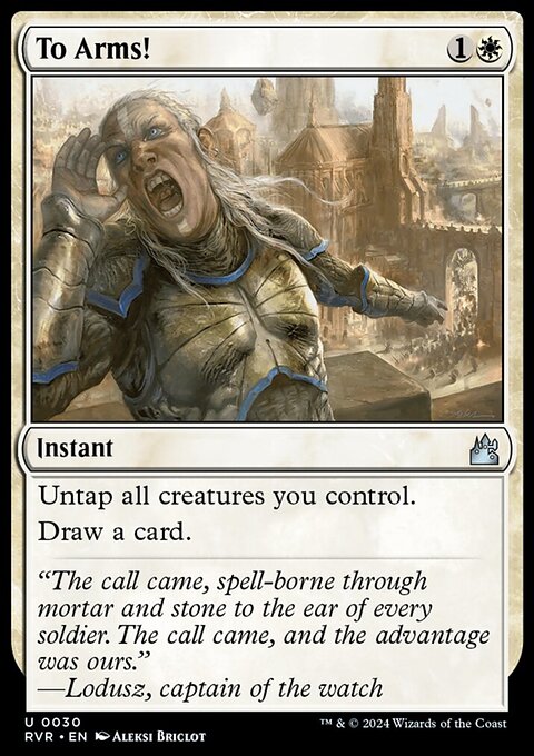 To Arms!, Ravnica Remastered #30, Magic: The Gathering card