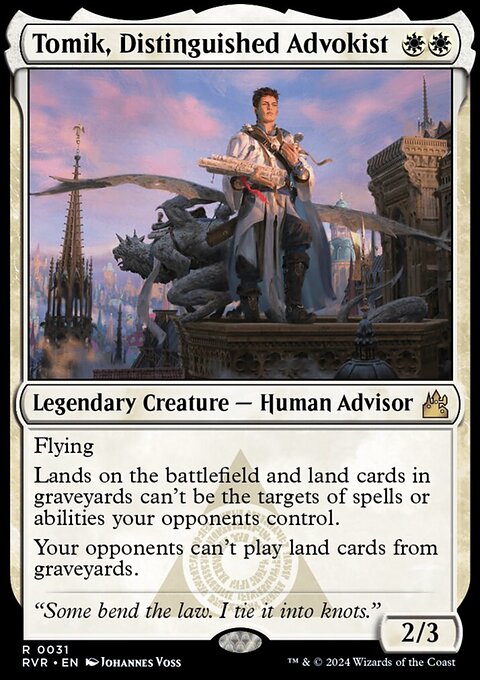 Tomik, Distinguished Advokist, Ravnica Remastered #31, Magic: The Gathering card