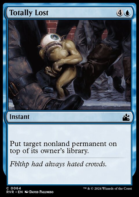 Totally Lost, Ravnica Remastered #64, Magic: The Gathering card