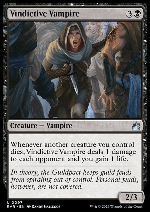 Vindictive Vampire, Ravnica Remastered #97, Magic: The Gathering card