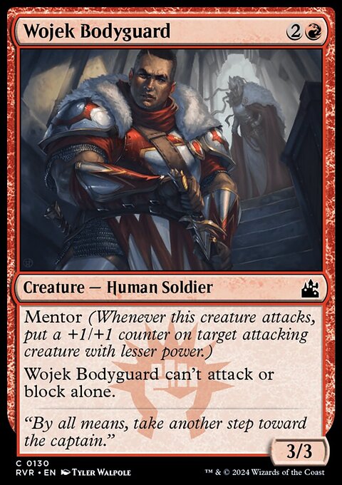 Wojek Bodyguard, Ravnica Remastered #130, Magic: The Gathering card