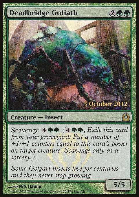 Deadbridge Goliath, Return to Ravnica Promos #120★, Magic: The Gathering card