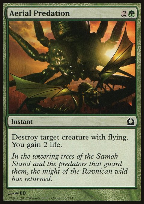 Aerial Predation, Return to Ravnica #113, Magic: The Gathering card