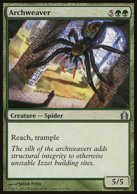 Archweaver, Return to Ravnica #114, Magic: The Gathering card