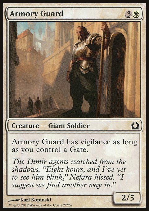Armory Guard, Return to Ravnica #2, Magic: The Gathering card