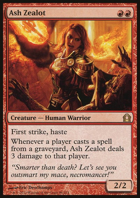 Ash Zealot, Return to Ravnica #86, Magic: The Gathering card