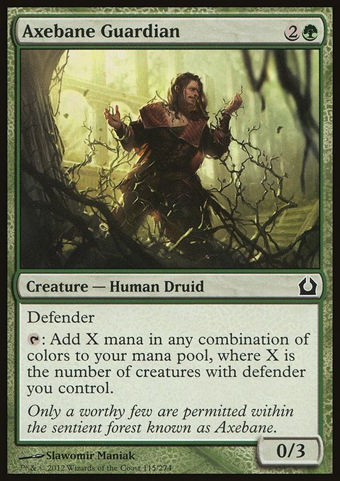 Axebane Guardian, Return to Ravnica #115, Magic: The Gathering card