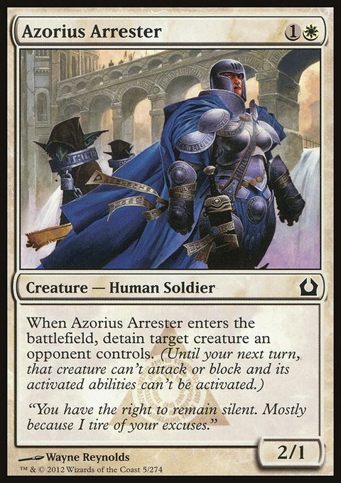 Azorius Arrester, Return to Ravnica #5, Magic: The Gathering card