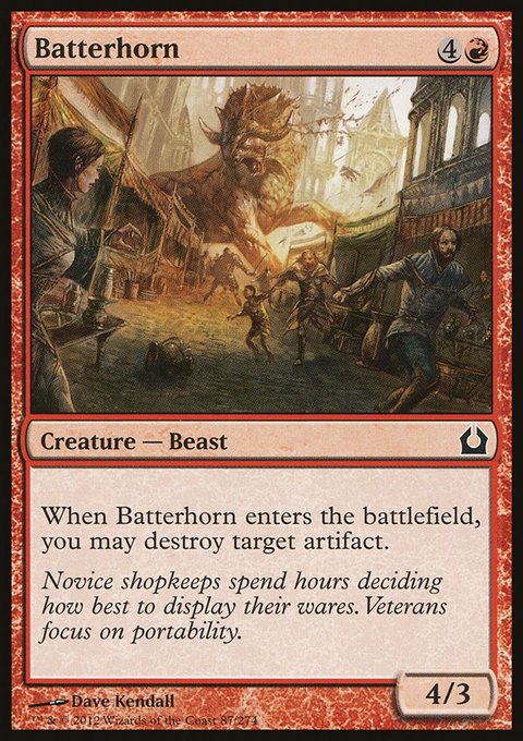 Batterhorn, Return to Ravnica #87, Magic: The Gathering card