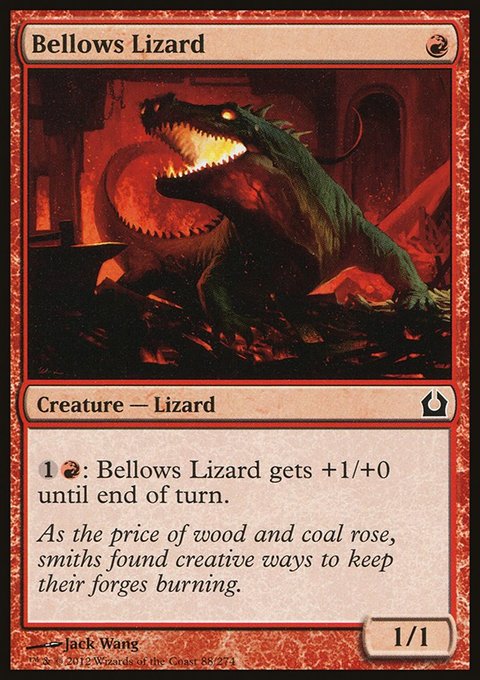 Bellows Lizard, Return to Ravnica #88, Magic: The Gathering card