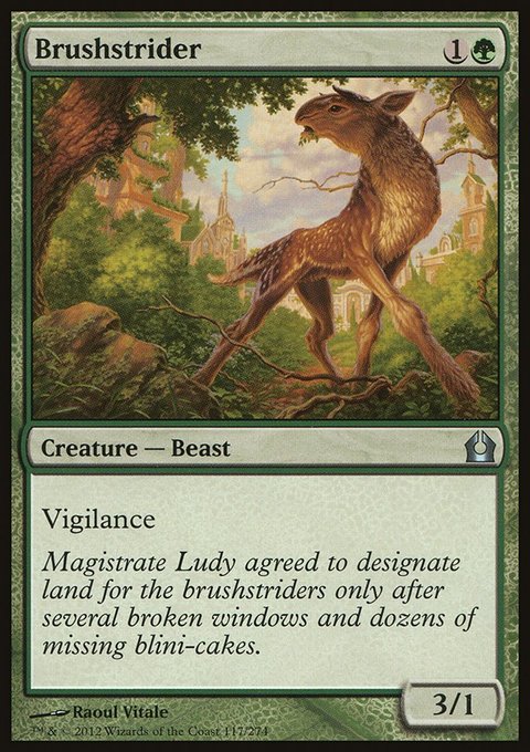 Brushstrider, Return to Ravnica #117, Magic: The Gathering card