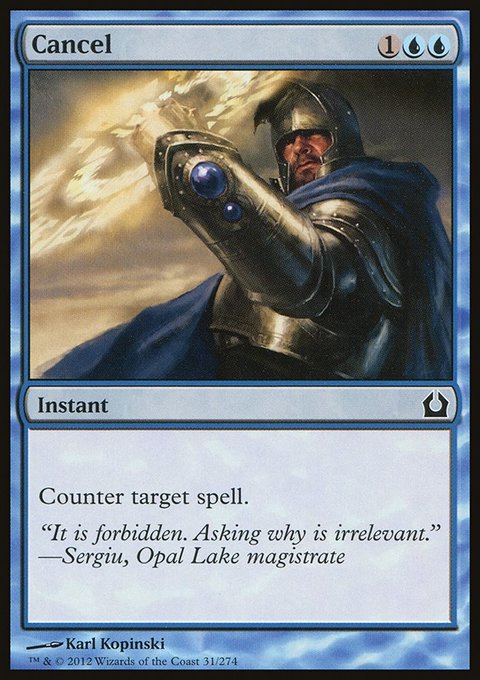 Cancel, Return to Ravnica #31, Magic: The Gathering card
