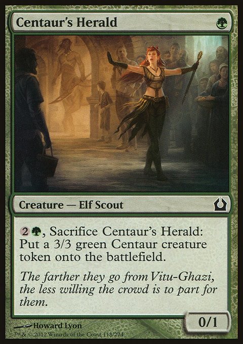 Centaur's Herald, Return to Ravnica #118, Magic: The Gathering card