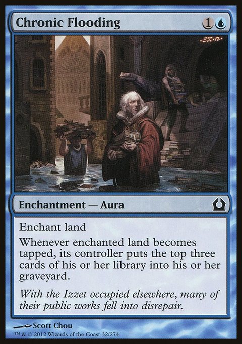 Chronic Flooding, Return to Ravnica #32, Magic: The Gathering card