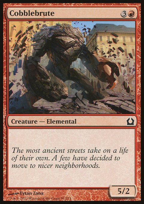 Cobblebrute, Return to Ravnica #91, Magic: The Gathering card