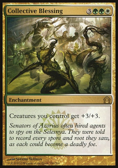 Collective Blessing, Return to Ravnica #150, Magic: The Gathering card
