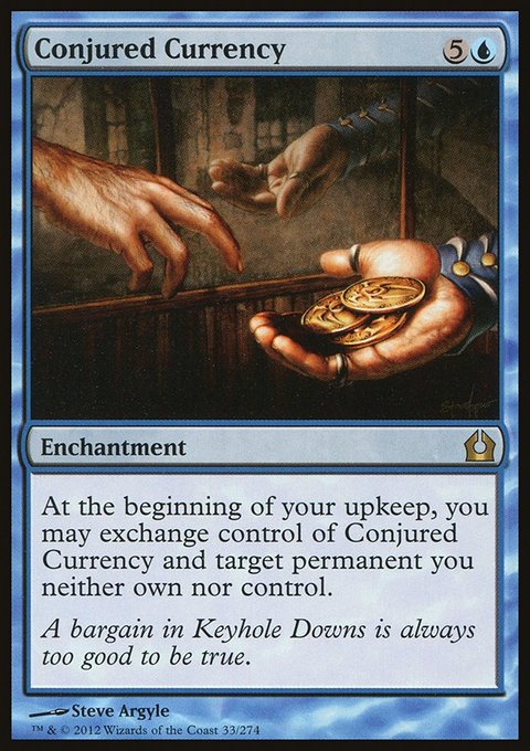 Conjured Currency, Return to Ravnica #33, Magic: The Gathering card