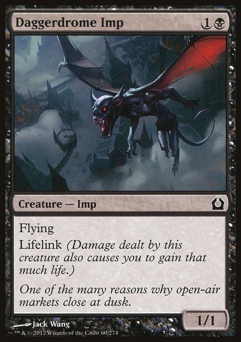 Daggerdrome Imp, Return to Ravnica #60, Magic: The Gathering card