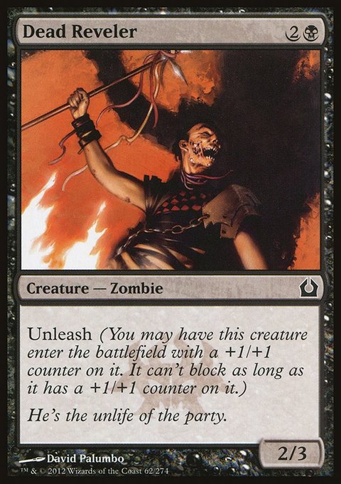 Dead Reveler, Return to Ravnica #62, Magic: The Gathering card