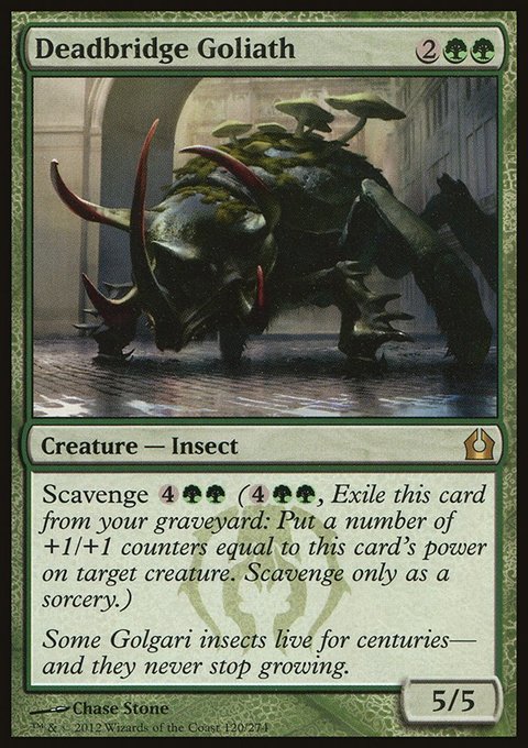 Deadbridge Goliath, Return to Ravnica #120, Magic: The Gathering card