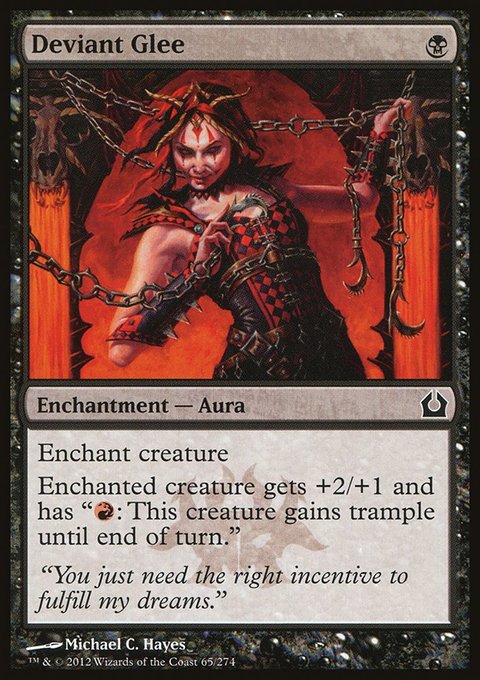 Deviant Glee, Return to Ravnica #65, Magic: The Gathering card