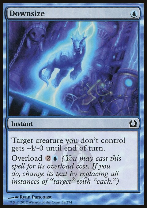Downsize, Return to Ravnica #38, Magic: The Gathering card