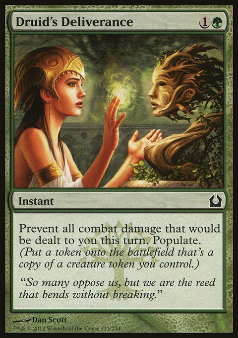 Druid's Deliverance, Return to Ravnica #123, Magic: The Gathering card