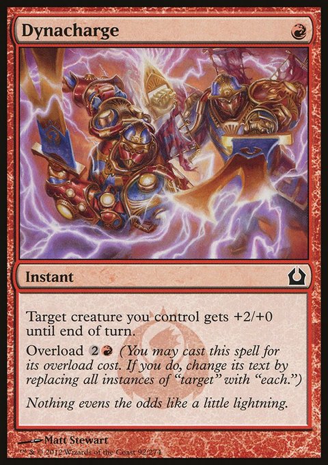 Dynacharge, Return to Ravnica #92, Magic: The Gathering card