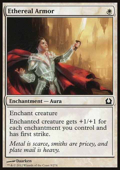 Ethereal Armor, Return to Ravnica #9, Magic: The Gathering card