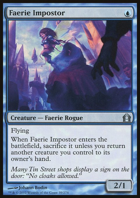 Faerie Impostor, Return to Ravnica #39, Magic: The Gathering card