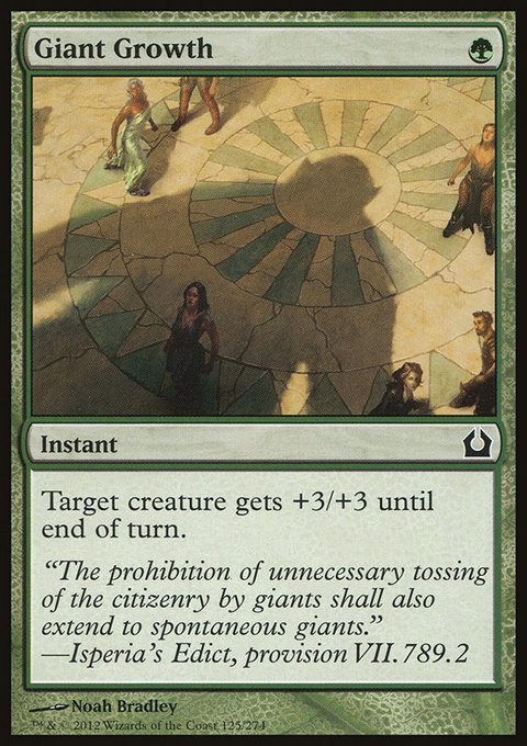 Giant Growth, Return to Ravnica #125, Magic: The Gathering card