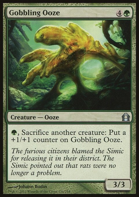 Gobbling Ooze, Return to Ravnica #126, Magic: The Gathering card