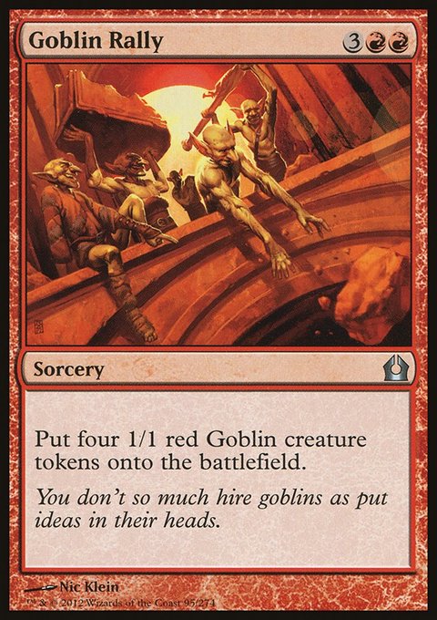 Goblin Rally, Return to Ravnica #95, Magic: The Gathering card