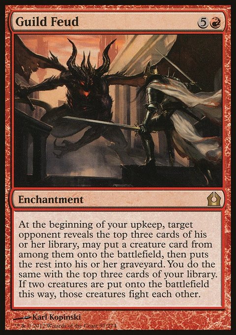 Guild Feud, Return to Ravnica #97, Magic: The Gathering card