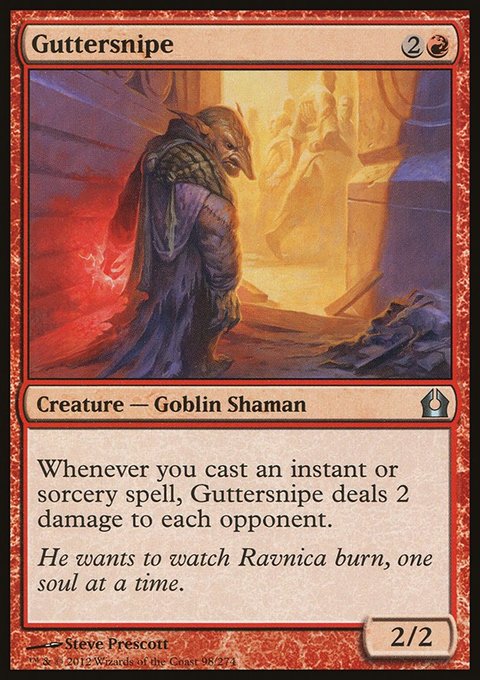 Guttersnipe, Return to Ravnica #98, Magic: The Gathering card