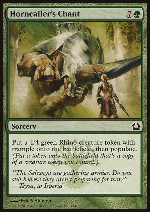 Horncaller's Chant, Return to Ravnica #128, Magic: The Gathering card
