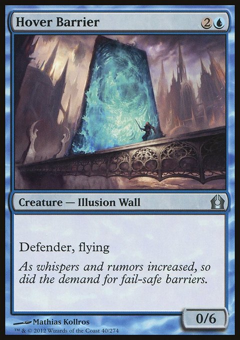 Hover Barrier, Return to Ravnica #40, Magic: The Gathering card