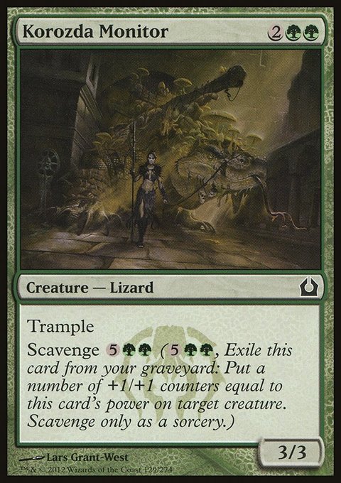 Korozda Monitor, Return to Ravnica #129, Magic: The Gathering card