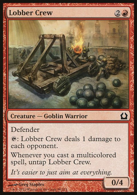 Lobber Crew, Return to Ravnica #99, Magic: The Gathering card