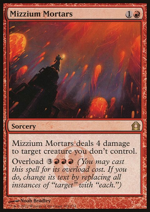 Mizzium Mortars, Return to Ravnica #101, Magic: The Gathering card