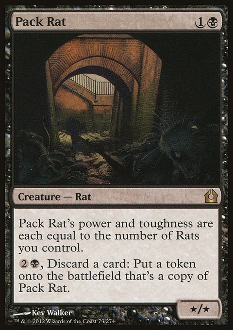 Pack Rat, Return to Ravnica #73, Magic: The Gathering card